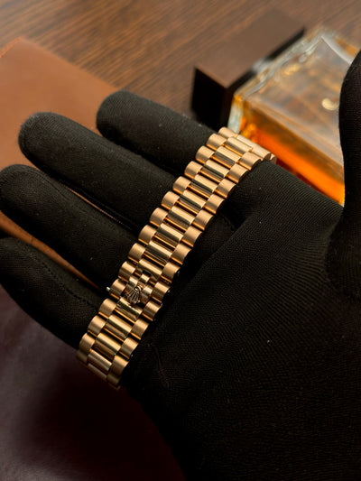 RLX - Day Date Rosegold Olive Green - AAA Quality
