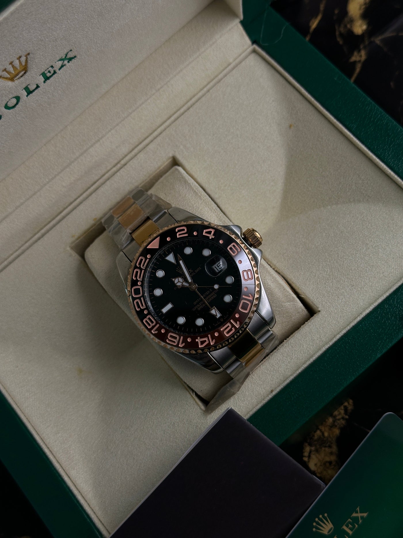 RLX - GMT-Master II Maroon Black Rootbeer - AAA Quality